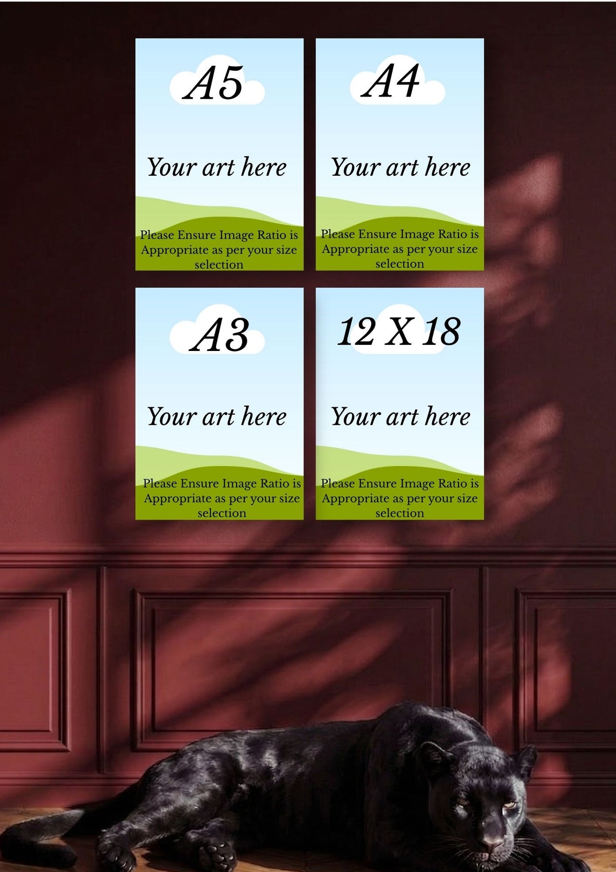 Custom Poster Set of 4