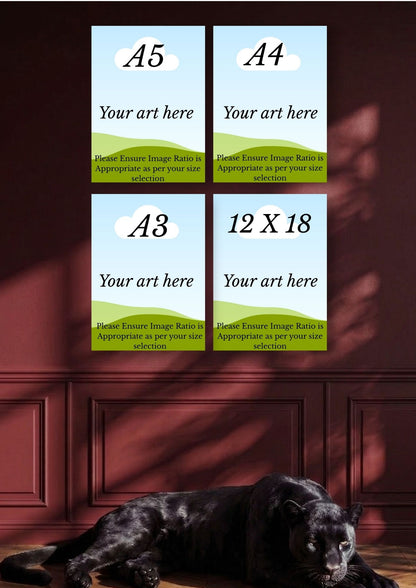 Custom Poster Set of 4