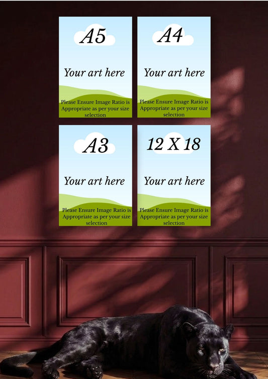 Custom Poster Set of 4