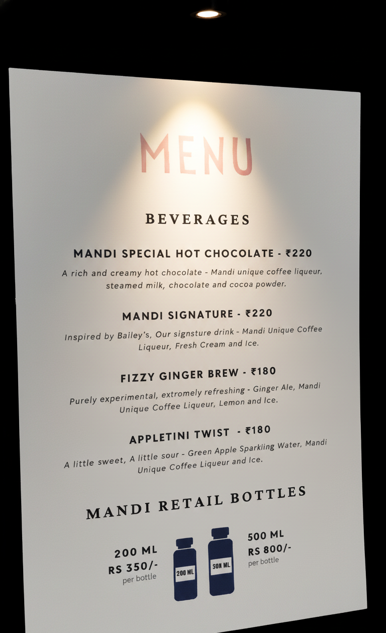Sunboard Menus